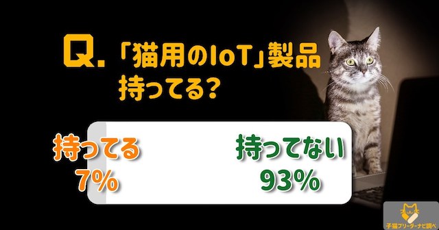 持ってる人4％!?猫用IoTってどんなの？オススメ最新IoT商品もご紹介★子猫ナビ調査隊★