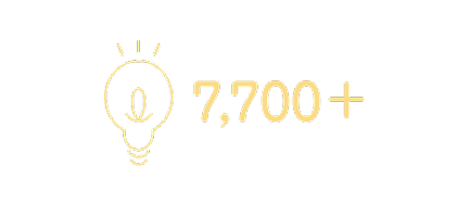 7,700件以上の取得済・申請中の特許